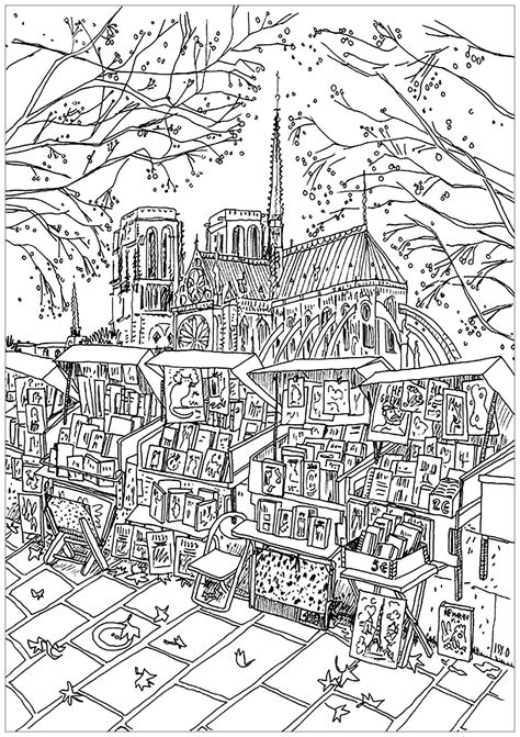 ️notre Dame Coloring Pages Free Download