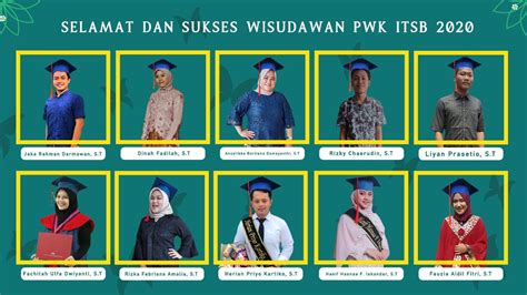 Persembahan Untuk Wisudawan Pwk Itsb 2020 Youtube