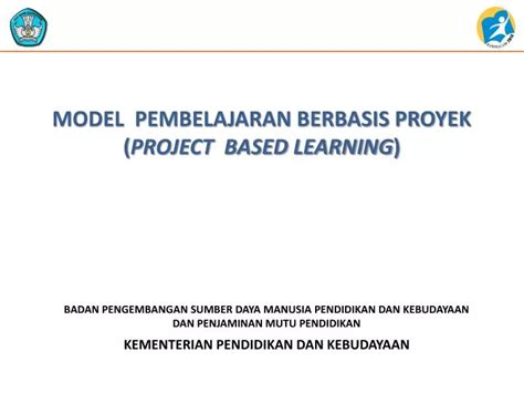 Ppt Model Pembelajaran Berbasis Proyek Project Based Learning