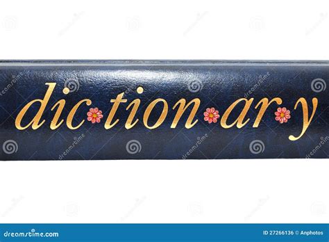 A Word Dictionary Stock Photo Image Of Knowledge Mini 27266136