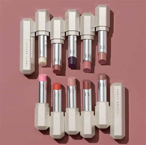 Fenty Beauty Slip Shine Sheer Shiny Lipstick Collection 10 New Shades