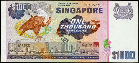 Convert singapore dollars to malaysian ringgit | sgd to myr latest currency exchange rates: Singapore 1000 Dollars banknote Bird Series|World ...