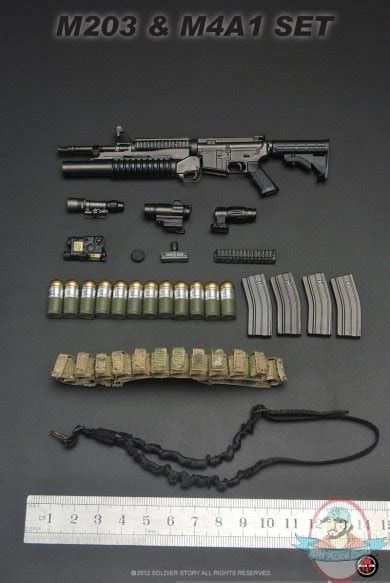 1 6 Scale M203 And M4a1 Set By Soldier Story Man Of Action Figures