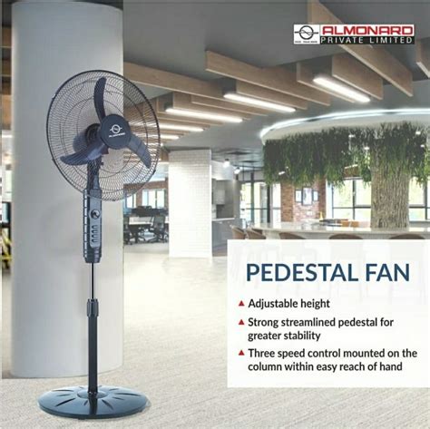 Wall And Pedestal Almonard Industrial Fans Size 400mm 450mm 600mm