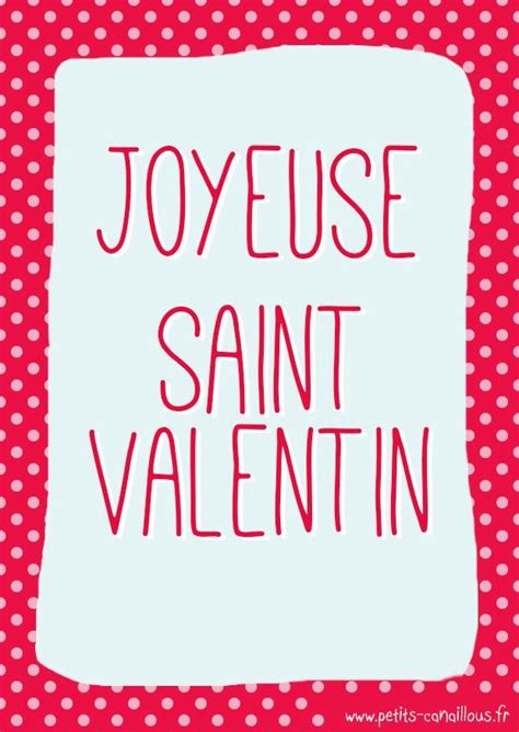 Imprime Ta Carte De Saint Valentin Petits Canaillous Carte Saint