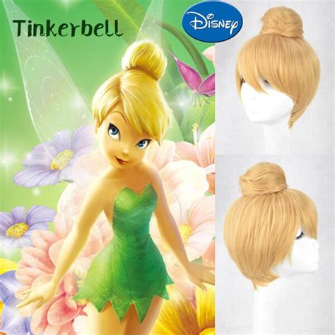 Princess Tinker Bell Tinkerbell Blonde Bun Cosplay Wig Cos Wigs Adult