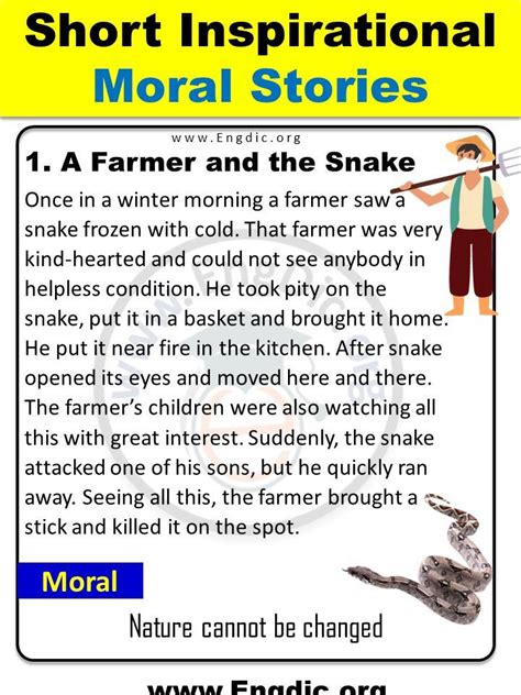 Short Stories With Morals Short Moral Stories English Short Stories