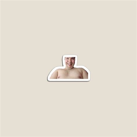Fat Naked Nikocado Avocado Being Happy And Gay Meme Sticker Magnet