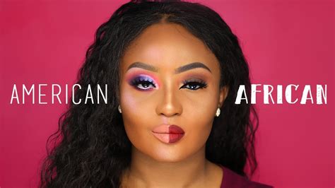 american vs african makeup youtube