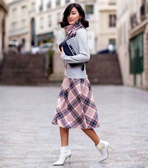 How To Wear Plaid Skirts Outfit Ideas