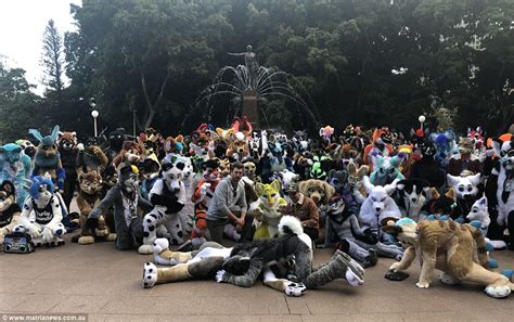 Cosplaying Furries In Colourful Costumes Speak Out While Gathering At