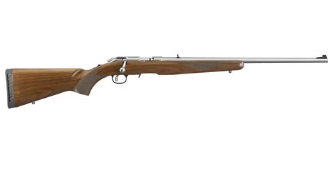 Ruger American Rimfire 17 Hmr Bolt Action Rifle With Walnut Stock And
