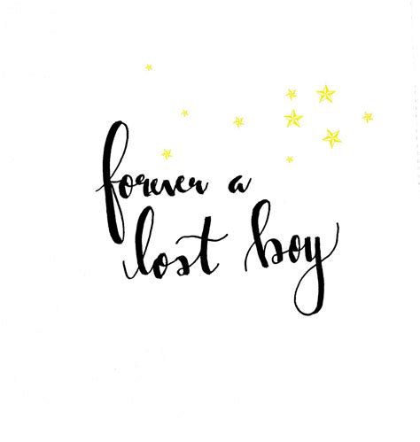 Forever A Lost Boy Calligraphy By Emman Calligraphy Handlettering