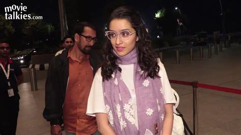 Shraddha Kapoor Celebrity Style In Shraddha Kapoor In Super Stylish Glasses Airport Only