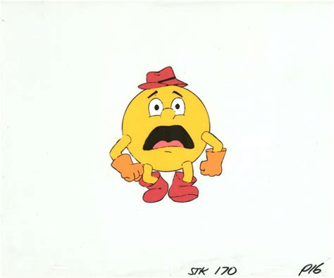 Pac Man Production Animation Art Cel From Hanna Barbera 1982 83 B07348