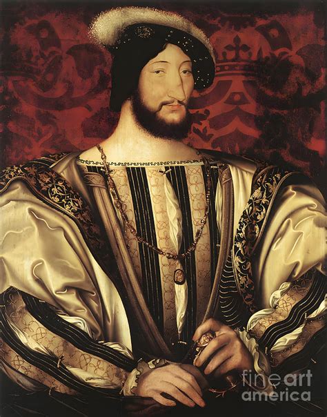 Portrait Of King Francis I Of France By Jean Clouet Painting By