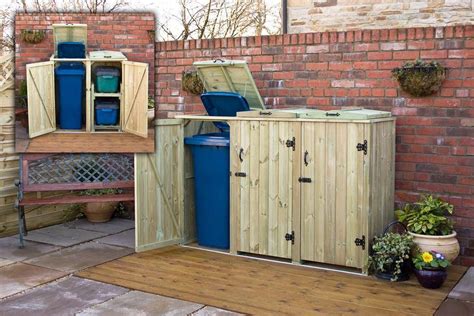 Clean out your old backyard shed—or use a kit to build a new one. wheelie bin shed build your own - Google Search #Buildyourownshed | Shed, Building a deck, Shed ...