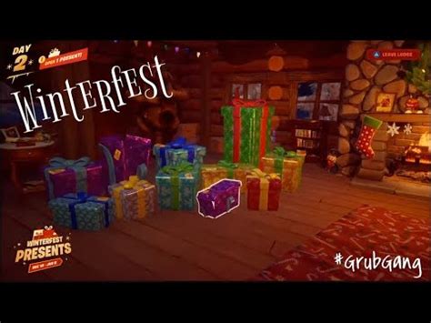 Unfortunately, players are only allowed to open one present per day during the. Fortnite Winterfest Day 2! What's my gift today? - YouTube