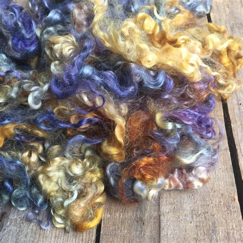 Mohair Locks Curly Mohair Fleece Purple Bronze Gold Beige Etsy