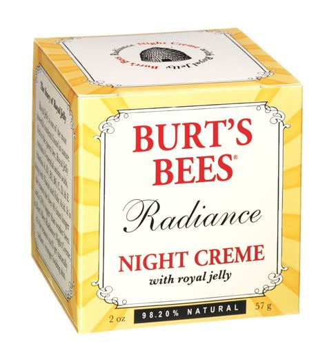 burts bees radiance night creme skincare
