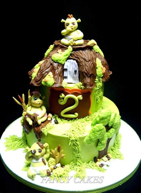 Ogres Cake Shrek Fancy Cakes Cake Shrek Cake