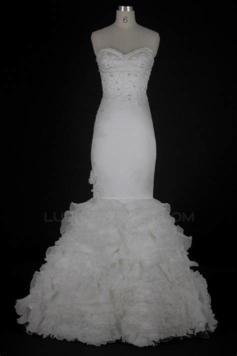 Trumpetmermaid Sweetheart Beaded Bridal Wedding Dresses Wd010222