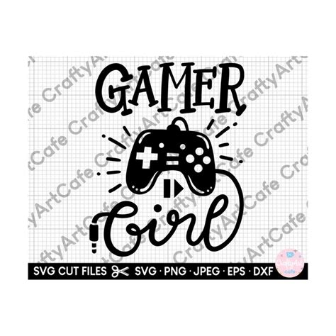 Gamer Girl Svg Gamer Girl Png Gamer Gaming Streamer Svg Png Inspire Uplift