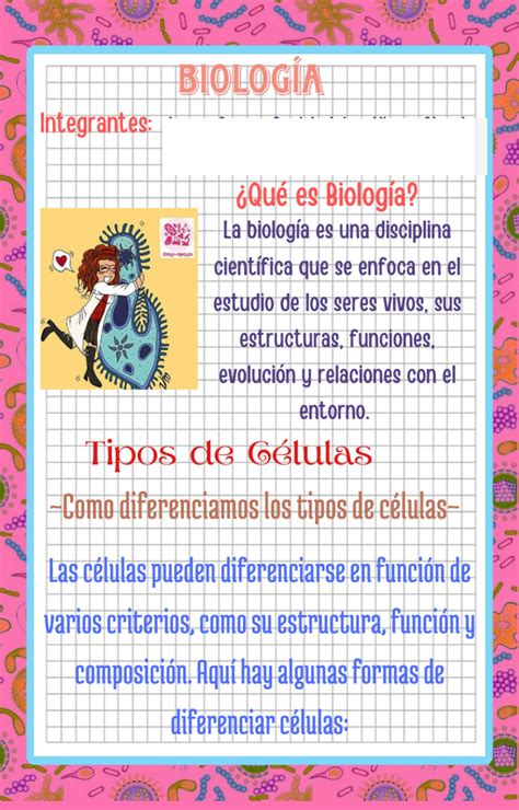 Solution Que Es Biolog A Y Tipos De C Lulas Clasificaci N Studypool