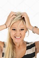 Frustrated and Angry Blonde Woman Stock Photo by ©fouroaks 4999441