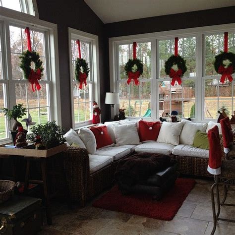 Sunroom Decorated For Christmas 2012 Pinterest