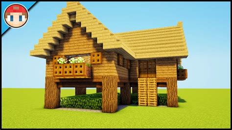 5 simple minecraft house designs minecraft map. Minecraft: Starter House Tutorial - How to Build an Easy House - YouTube