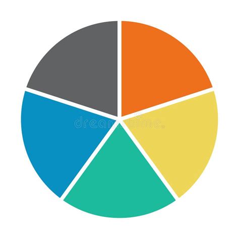 Set Of Pie Chart Infographic Elements 0 5 10 15 20 25 30 35 40