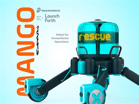 Mango Robot For Humanitarian Operations On Behance