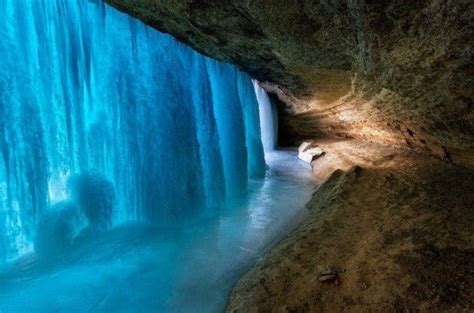 Amazing Waterfall Cave Photo