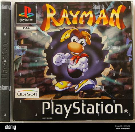 Photo Of An Original Playstation 1 Cd Box And Cover For Rayman The