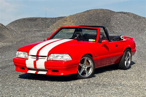 A Drop Top Fox Body 1992 Ford Mustang Thats Hooked On Boost