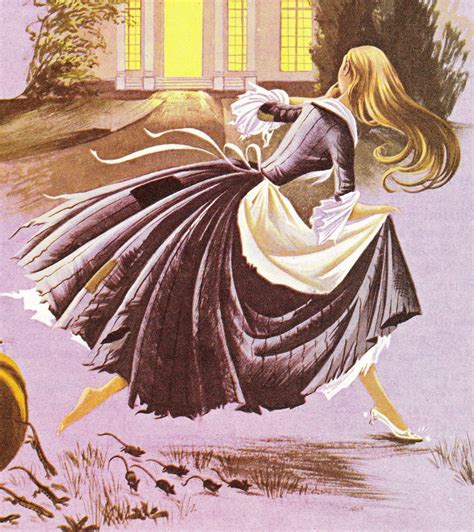 Cinderella Vintage Illustration Storybook Print Deans A Etsy Fairy