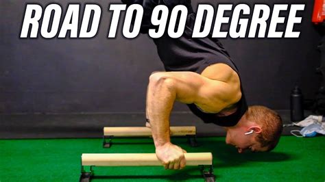 ich lerne den 90 degree push up i meine road to 90 degree push up youtube