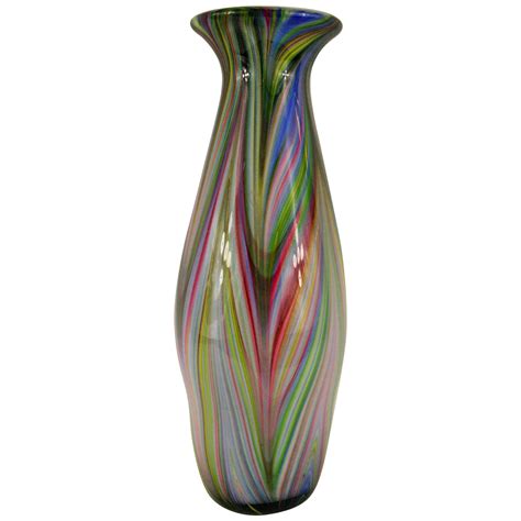 Large Murano Glass Vase At 1stdibs