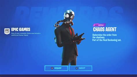 How To Get Chaos Agent Skin Free Fortnite Chapter 2 Youtube