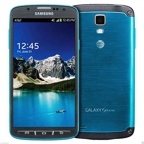 Unlocked Samsung I537 Galaxy S4 Active Atandt 4g Lte Android 16gb Blue