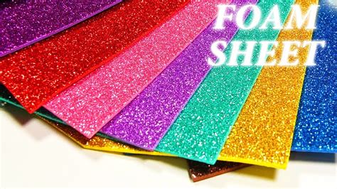 3 Awesome Glitter Foam Sheets Diy Crafts Ideas Youtube