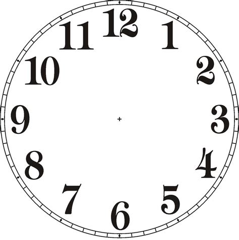 Clipart Of Clock Without Hands Clipart Best