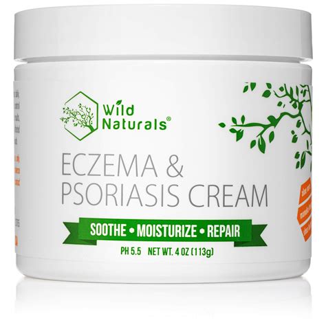 Wild Naturals Eczema Psoriasis Cream For Dry Irritated Skin Natural