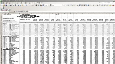 Bookkeeping Excel Spreadsheet Template —
