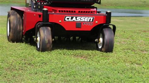 Classen Pro Stand Aer Sa30 Stand On Core Aerator Youtube
