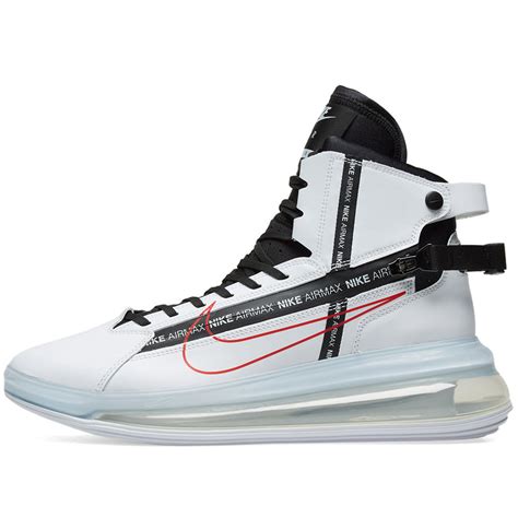 Nike Air Max 720 Saturn White Black And Red End