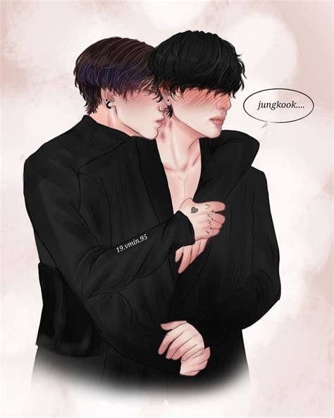 Taekook Kissing Fan Art