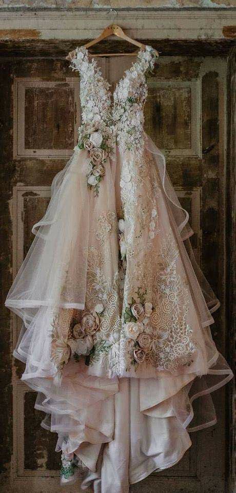 Pin By Filipagomez On Vintage♡ Floral Wedding Dress Dream Wedding