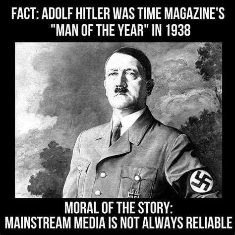 was adolf hitler named man of the year by time magazine in 1938